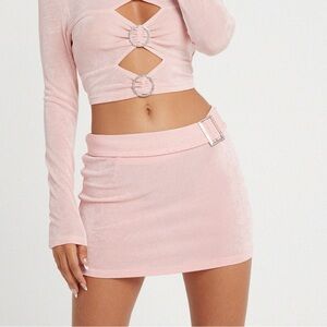 Motel Rock pink mini skirt